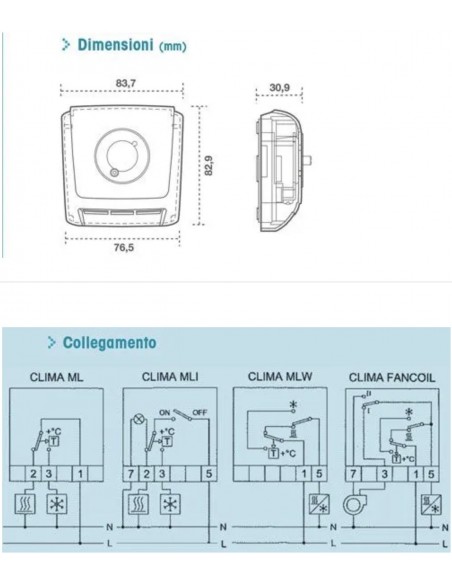 ORBIS ML THERMOSTAT MIT KONTROLLLEUCHTE OB320522