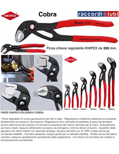 KNIPEX COBRA ZANGE 250