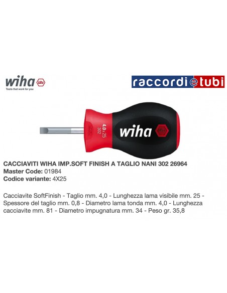 CACCIAVITE WIHA PIATTO 302 4X25