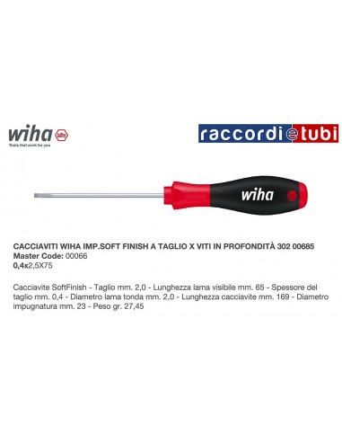 CACCIAVITE WIHA TAGLIO 2,5X75