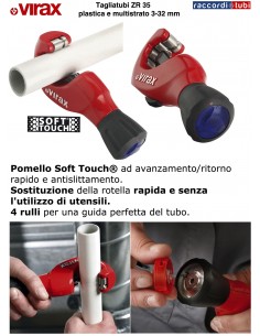 ROHRABSCHNEIDER ZR35 VIRAX 210487 KUNSTSTOFF VON 3 bis 35 mm