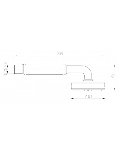 BOSSINI DUSCHBRAUSE DOCC.LIBERTY-GOM B00750