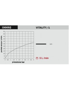 SOFFIONE BOSSINI VITALYTY/1 2