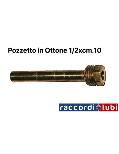 POZZETTO in Ottone Diametro 1/2'' 100mm