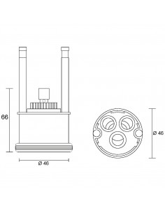 CARTUCCIA CERAMICA GROHE 818000PBGR 2