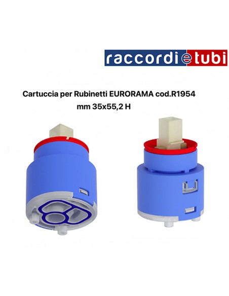 KERAMIKKARTUSCHE EURORAMA R1954 MM35X55,2H