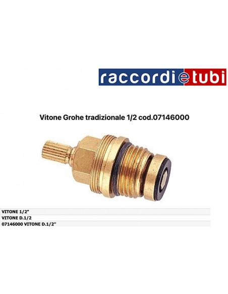 GROHE TRADITIONELLES VENTIL DURCHMESSER 1/2'' 07146000