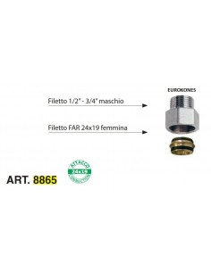 ADAPTER FAR F.24/19X3/4 MALE EUROKONUS 2