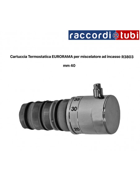 CARTUCCIA TERMOSTATICA EURORAMA PER MISCELATORE COD.R3803  mm.40
