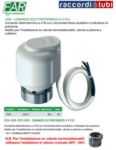 COMANDO ELETTROTERMICO FAR 230V  ART.1923