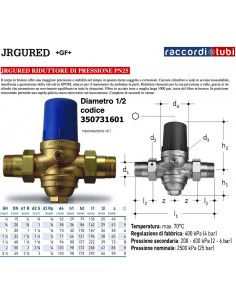 RIDUTTORE DI PRESSIONE JRGURED  1/2'' 4ba