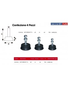 ANTIVIBRANTE CONFEZIONE 4 P/Z  COD.11100075 56-21-90