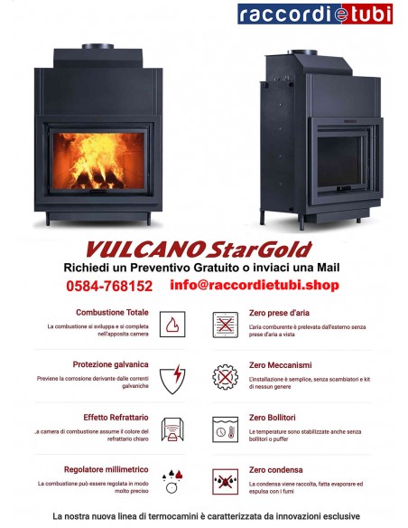 TERMOCAMINO VULCANO MIDI3