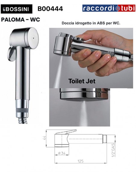 DUSCHHANDBRAUSE BOSSINI PALOMA IDROJET