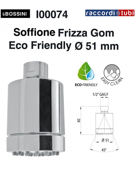 BOSSINI FRIZZA GOM 51 DUSCHKOPF I00074