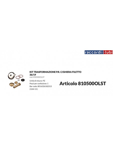 KIT TRASFORMAZIONE PER PASSO RAPIDO 8105.00OL.ST