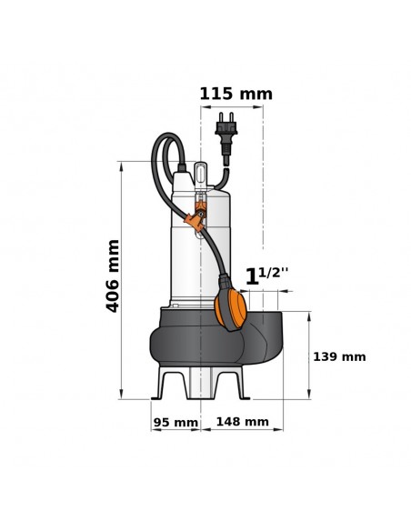 PEDROLLO TAUCHPUMPE VXm10/35
