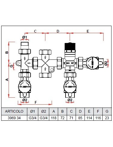 GRUPPO DI COLLEGAMENTO PER RICIRCOLO SANITARIO...