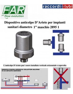DISPOSITIVO ANTICOLPO D'ARIETE FAR 2895 1"