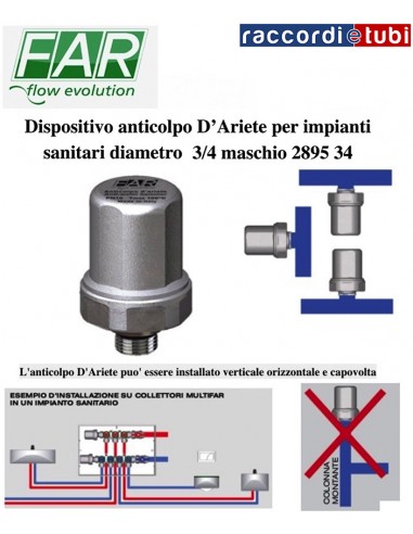 DISPOSITIVO ANTICOLPO D'ARIETE FAR 2895 3/4