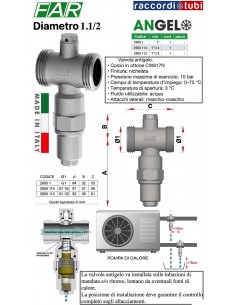 VALVOLA ANTIGELO FAR DIAMETRO 1.1/2 2900 112