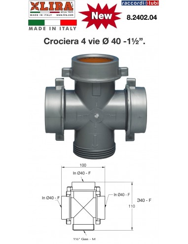 CROCERA  4 VIE 40X1.1/2 8.2402.04