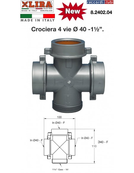 CROCERA  4 VIE 40X1.1/2 8.2402.04