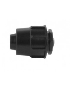 TAPPO FINE LINEA PER TUBO PE BD 16 CON GHIERA DI SERRAGGIO 2