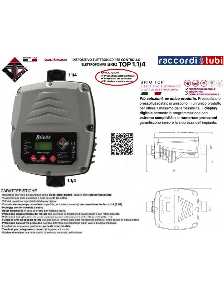 PRESSOFLUSSOSTATO BRIO TOP 1.1/4 B2.00M4.1U.00 ITALTECNICA