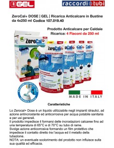 GEL ZEROCAL+ DOSE POLIFISFATO 4X250gr