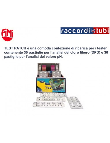 PASTICCHE TEST PACH E PH E CLORO