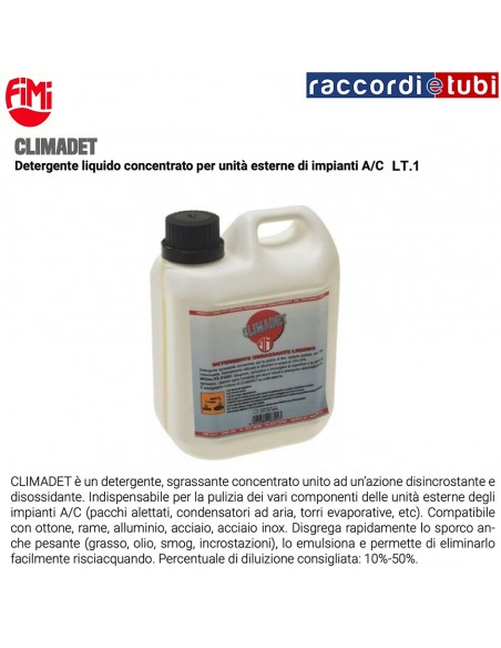 CLIMADET DETERGENTE PER UNITA' ESTERNE LT.1