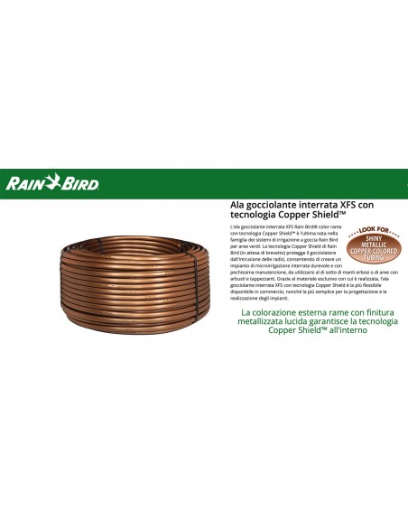 Tropfrohrleitung Rain Bird zum Einbau 16XMT.100 33mm