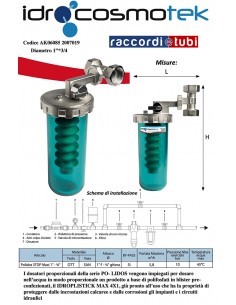 DOSATORE DI POLIFOSFATO 3/4'' F - 1''  F