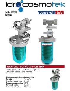 DOSATORE DI POLIFOSFATO C/BY-PASS