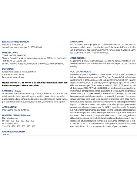 DE MARINIS RUSTY ENDPFEIFE 150X200