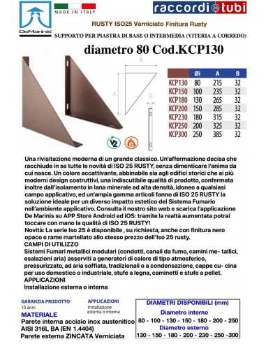 DE MARINIS RUSTY SUPPORTO DI BASE 80