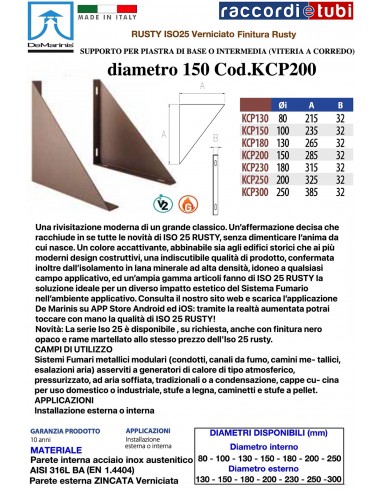 DE MARINIS RUSTY SUPPORTO DI BASE 150