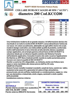 DE MARINIS RUSTY COLLARE BLOCCAGGIO 200