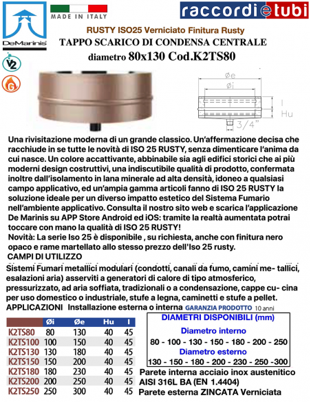 DE MARINIS RUSTY TAPPO SC.COND.80X130