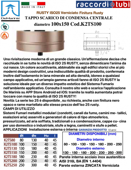 DE MARINIS RUSTY TAPPO SC.COND.100X150