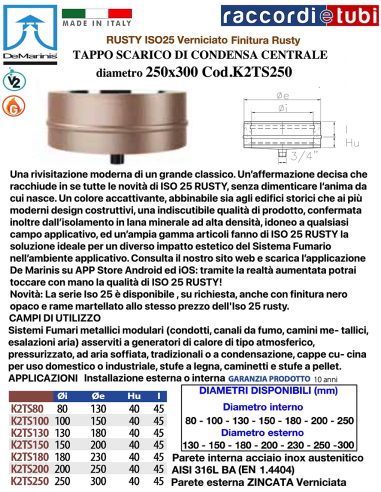 DE MARINIS RUSTY TAPPO SC.COND.250X300