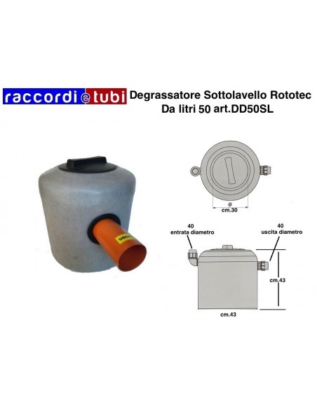 DEGRASSATORE SOTTOLAVELLO 50 ROTOTEC