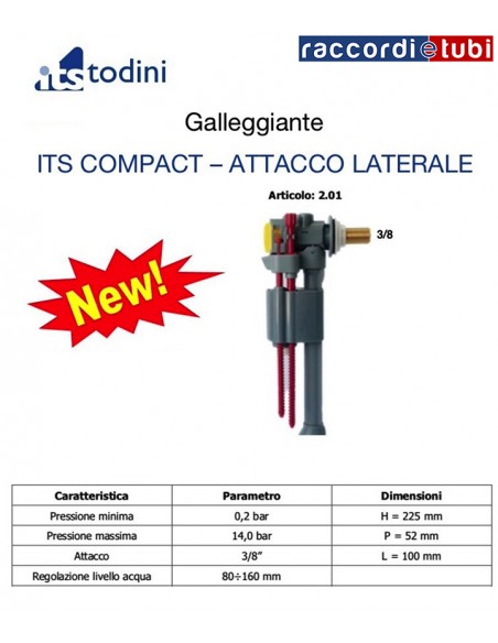GALLEG.ATT.LAT.3/8 ITS COMPACT 2.01 NEW