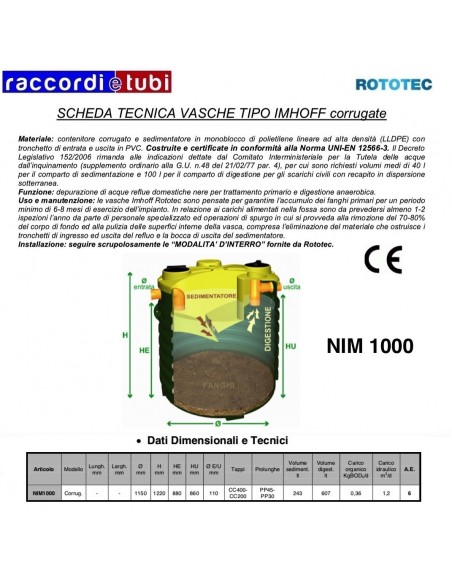 IMHOFF NIM 1000 ROTOTEC