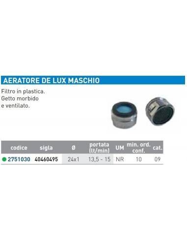 AERATORE DL M D.24x1'' CR