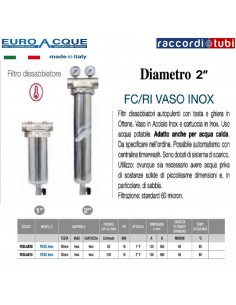 FILTRO EUROACQUE FC/RI IN ACCIAIO INOX 2"