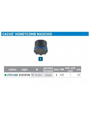 CACHE' HONEYCOMB M D.16,5x1''