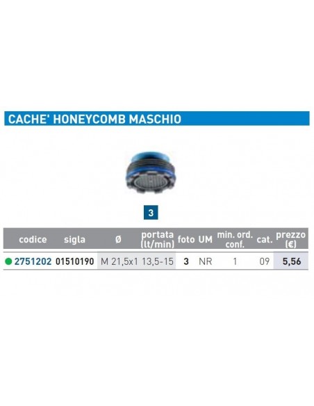 CACHE' HONEYCOMB M D.21,5x1''