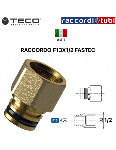 FASTEC ANSCHLUSS F.1/2XF13 RF12101000
